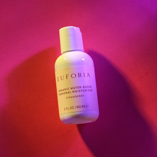 Organic Water-Based Personal Moisturizer - Strawberry - NEW!