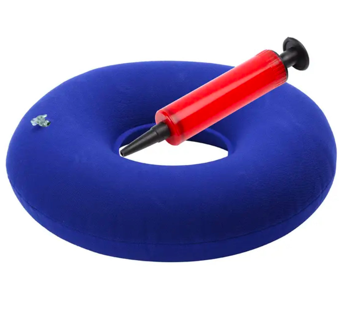 Inflatable Donut Pillow with Pump – Travel-Friendly Relief for Postpartum & More - 5 LEFT!