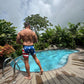 American Eagle - Men’s Flag Boxer / Swim Trunk