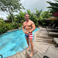 American Eagle - Men’s Flag Boxer / Swim Trunk