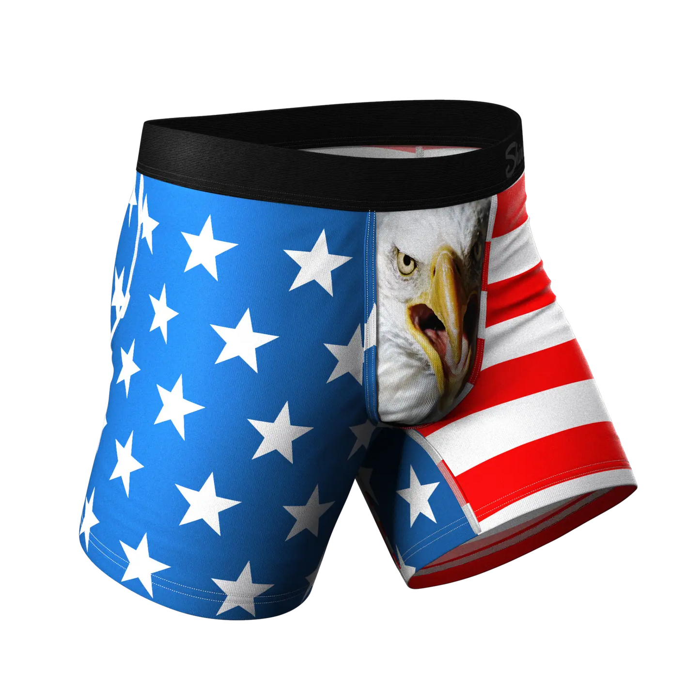 American Eagle - Men’s Flag Boxer / Swim Trunk