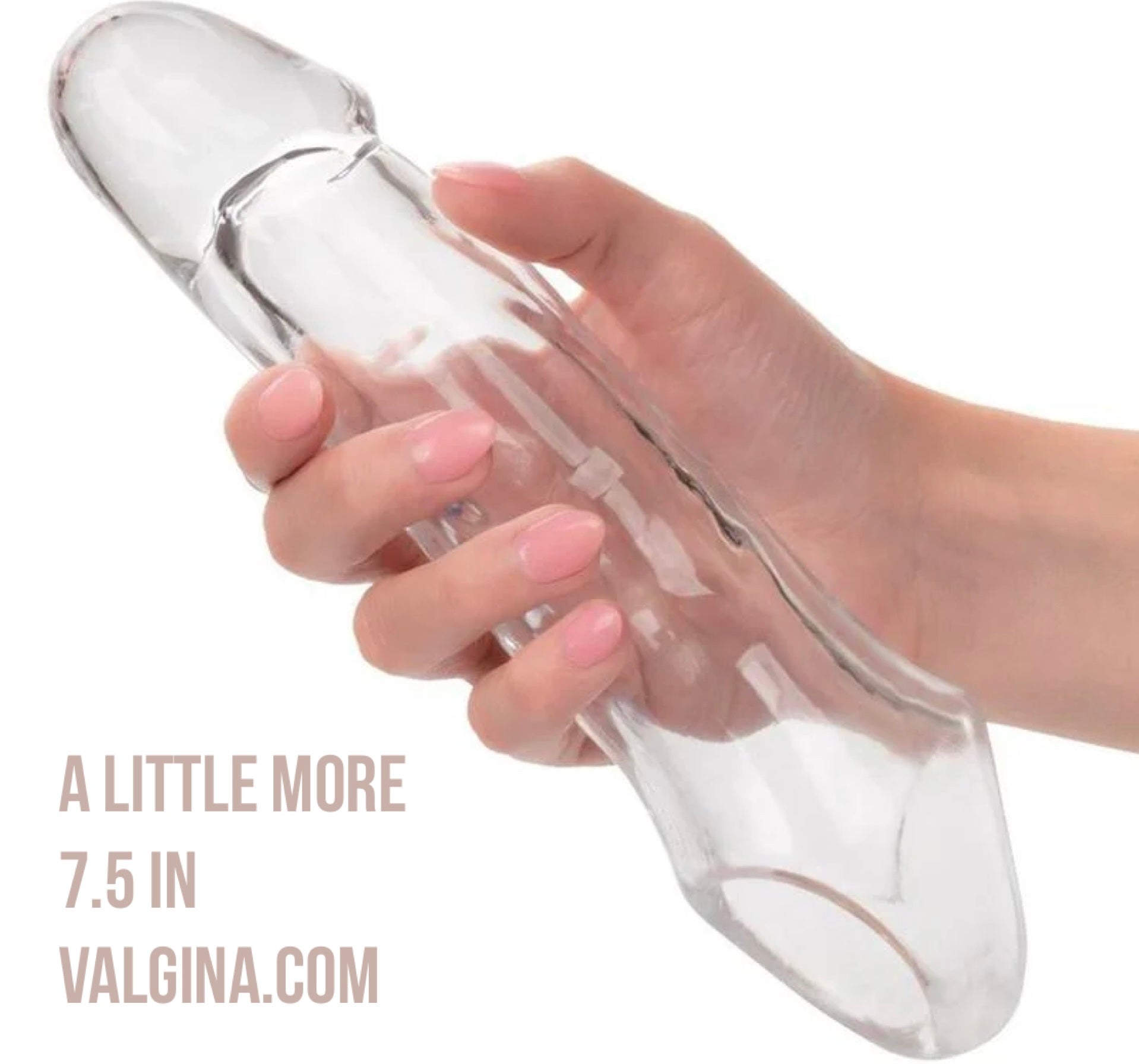 A Little More 7.5" - Real Feel Silicone Extender Sheath VALGINA.com A Little More 7.5" - Real Feel Silicone Extender Sheath VALGINA.com
