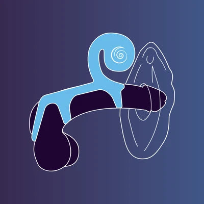 Snail Jovi Arc - Dual Couples Stimulator - Remote TRIPLE Ring