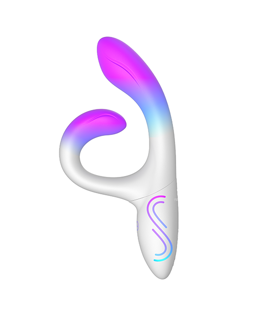 Illumination The Rabbit - App-Controlled LED Light Up Glow disco dj vibrator for women female girls www.VALGINA.com 