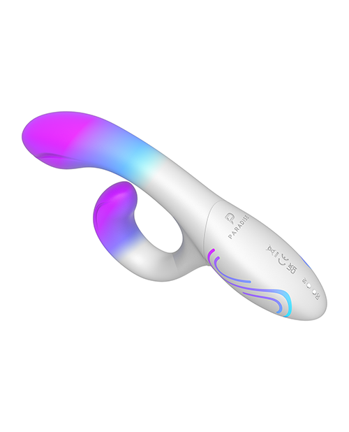 Illumination The Rabbit - App-Controlled LED Light Up Glow disco dj vibrator for women female girls www.VALGINA.com 