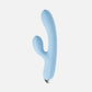 In The Clouds sky blue dual rabbit vibrator by pure romance euforia www.VALGINA.com 