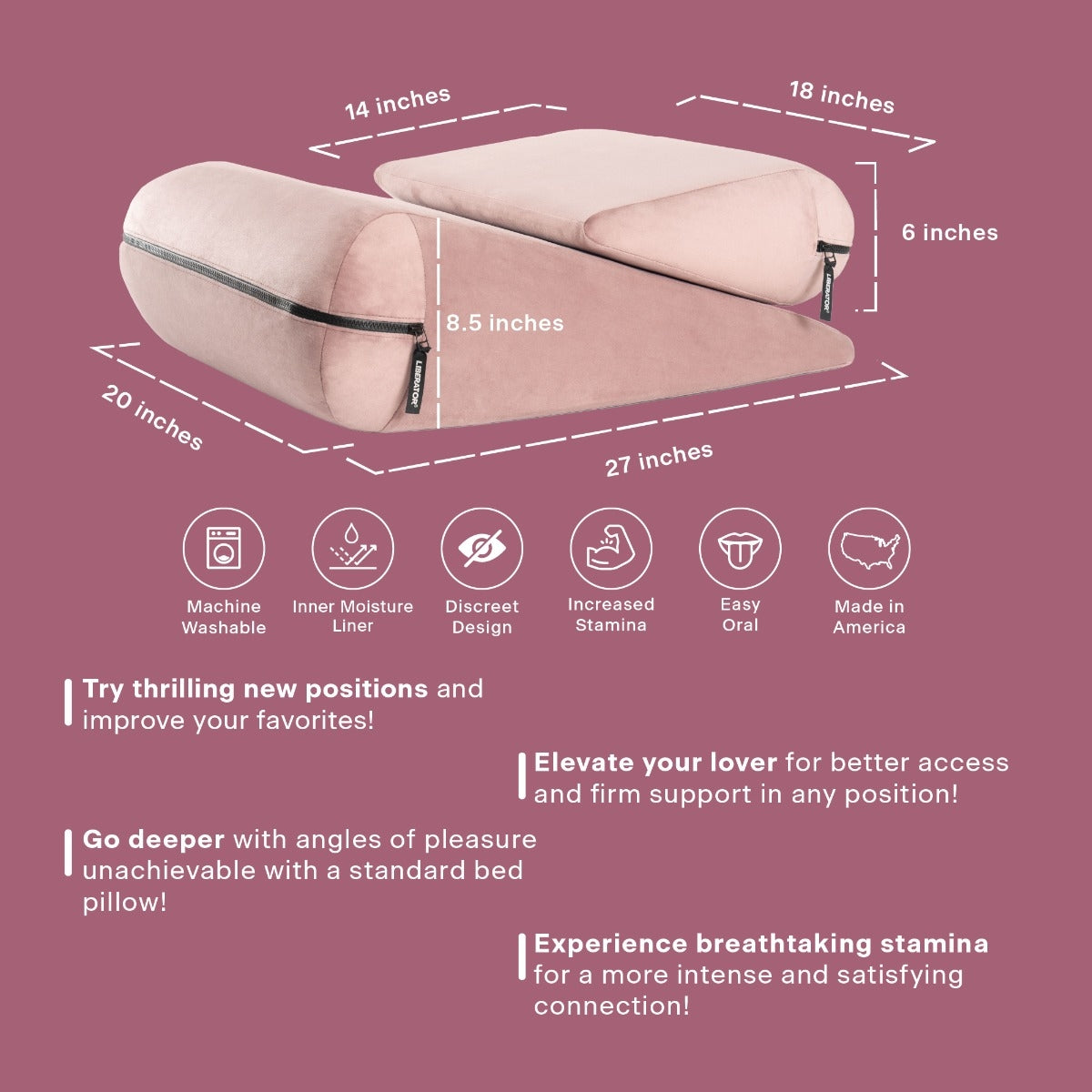 Jaz Duet - Deeper Positioning Pillow Set