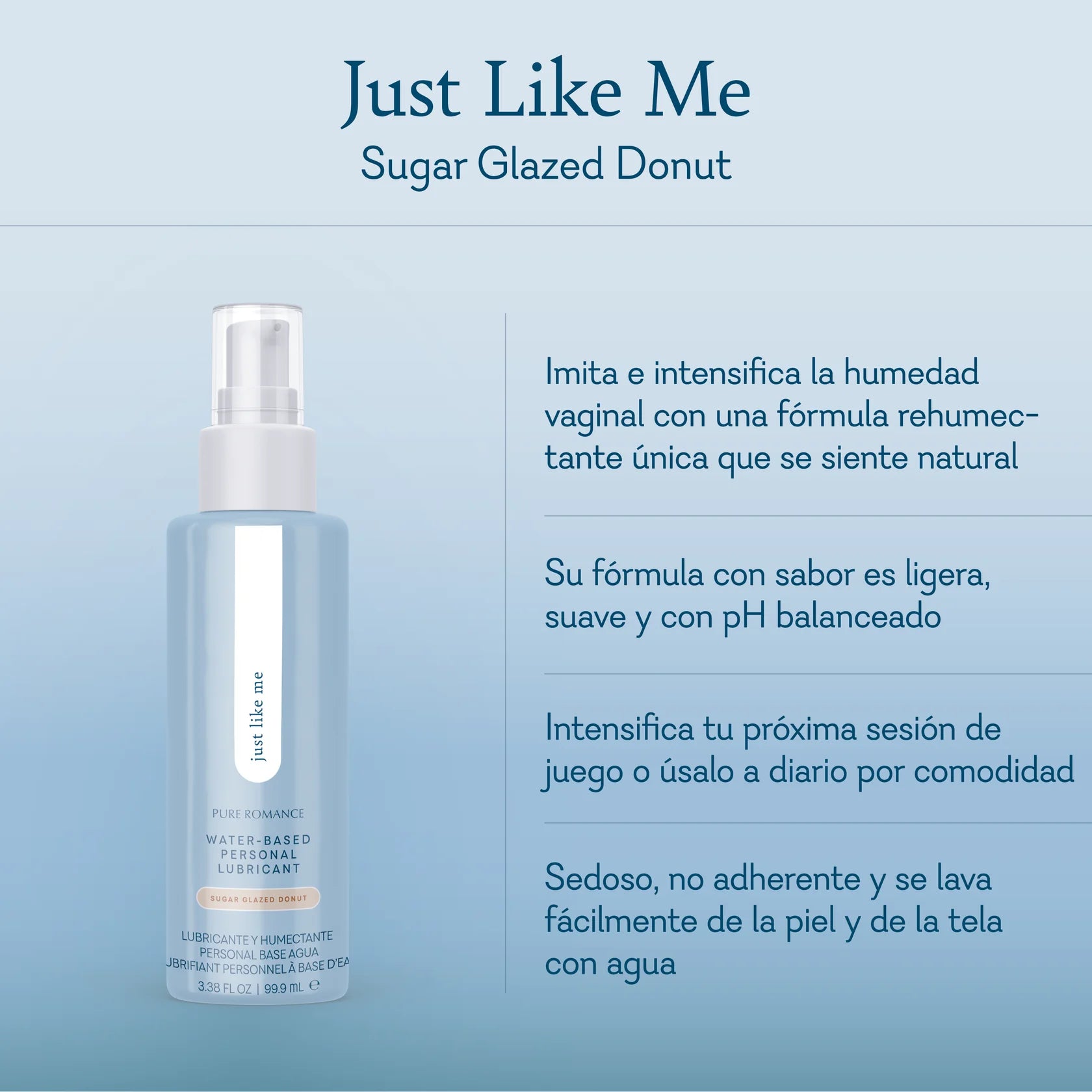 Just Like Me- Sugar Glazed Donut - Pump Top - Water-Based Personal Lub VALGINA.com Just Like Me- Sugar Glazed Donut - Pump Top - Water-Based Personal Lub VALGINA.com