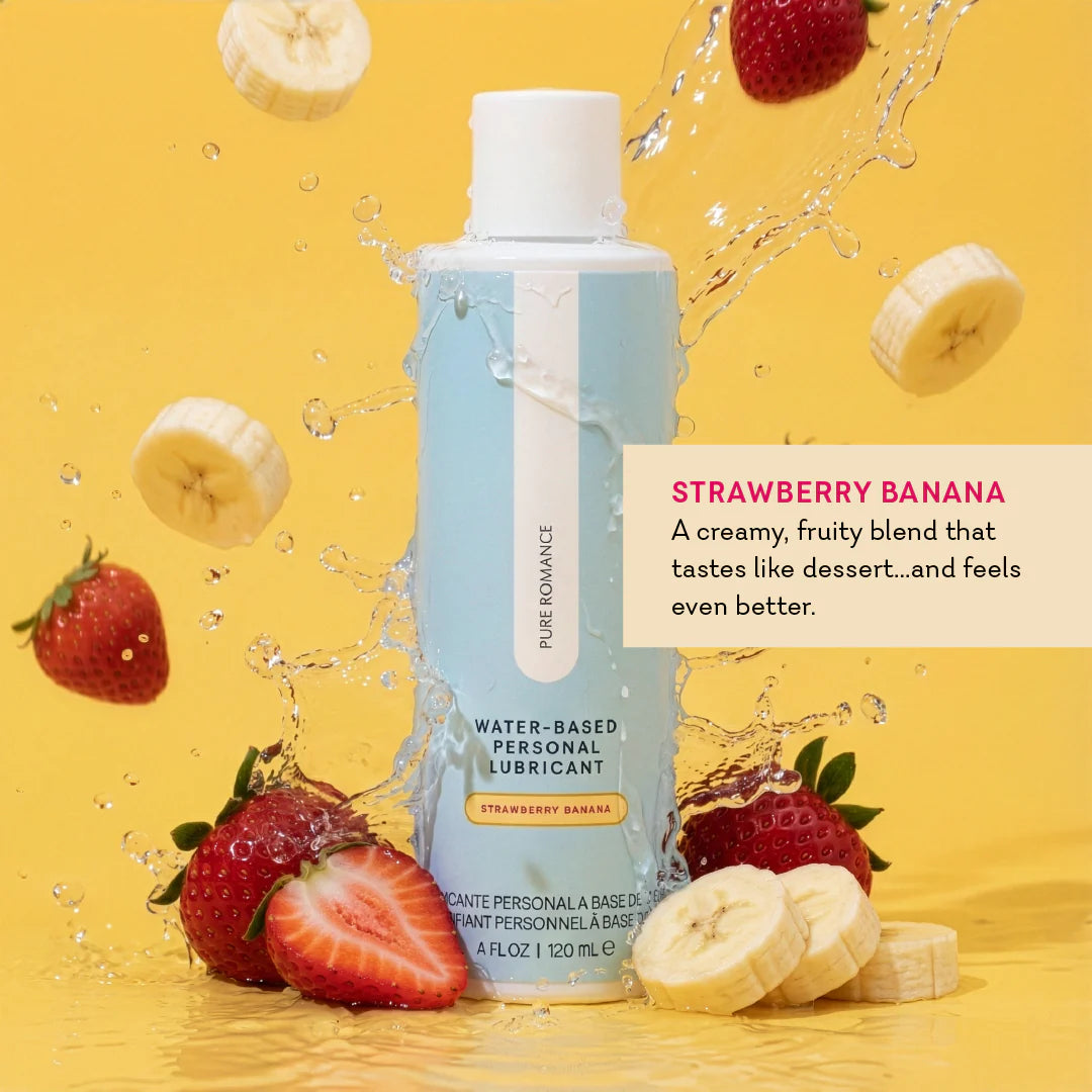 Water Based Lube - Strawberry Banana, Watermelon, or Original Unflavored Moisturizer Lubricant - VALGINA.com