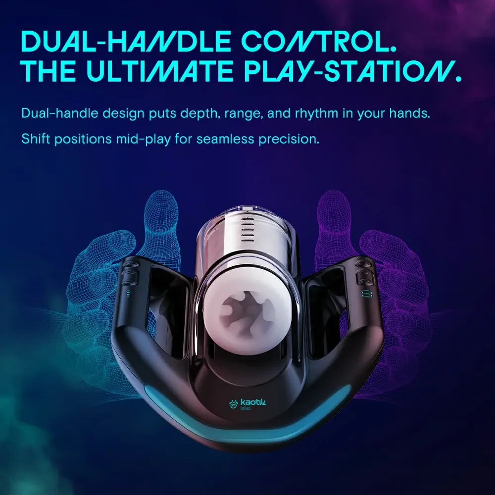 Jetpack - App Control Rechargeable Male Toy - Black/Blue