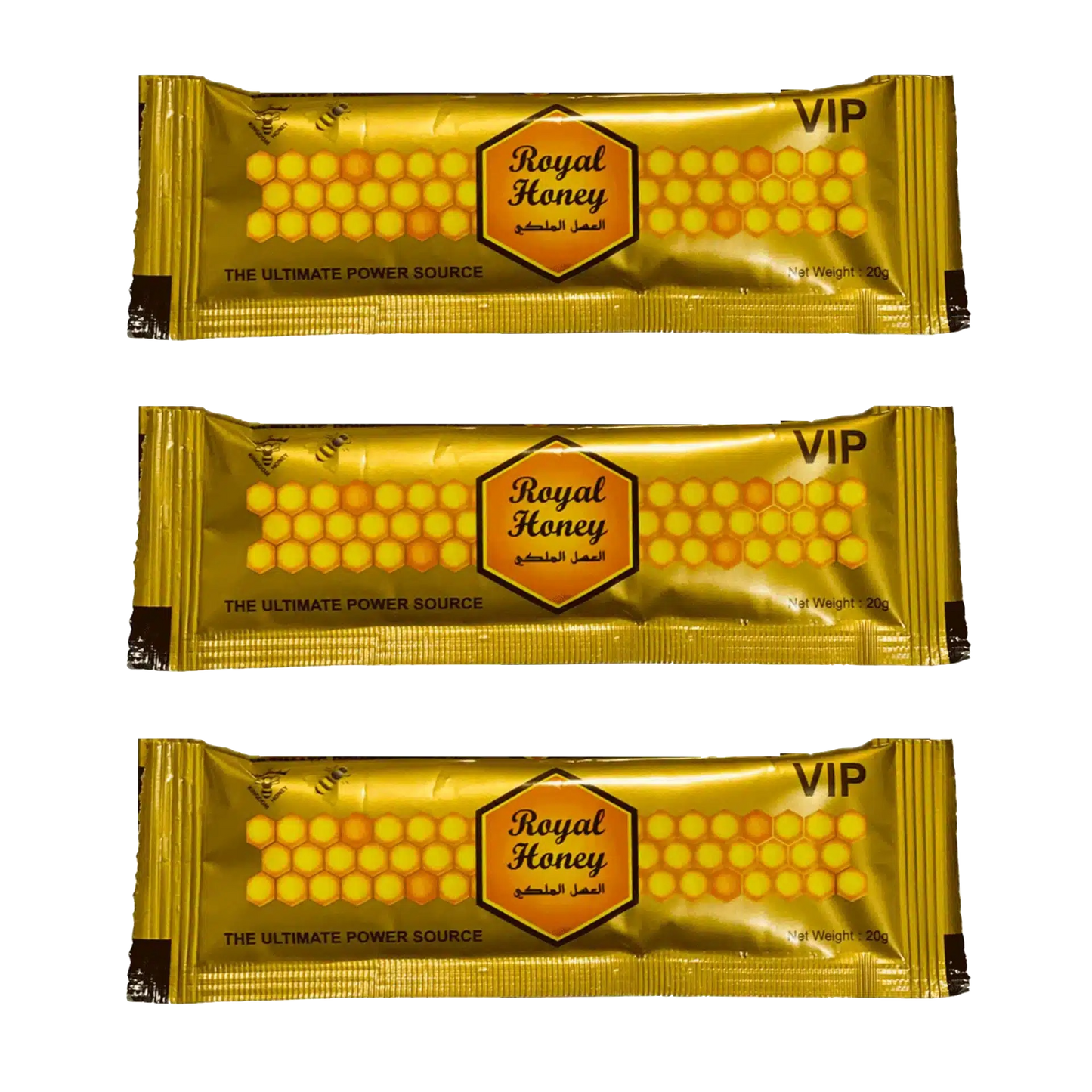 kingdom royal honey packets 3 pack or 12 pack for men couples in the mood www.VALGINA.com 