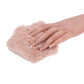 Massage mitten for sensory play Peaches 'n CreaMe Spiked Sensory Glove ‚– Rose Gold Faux Fur Massage Mitt www.VALGINA.com 