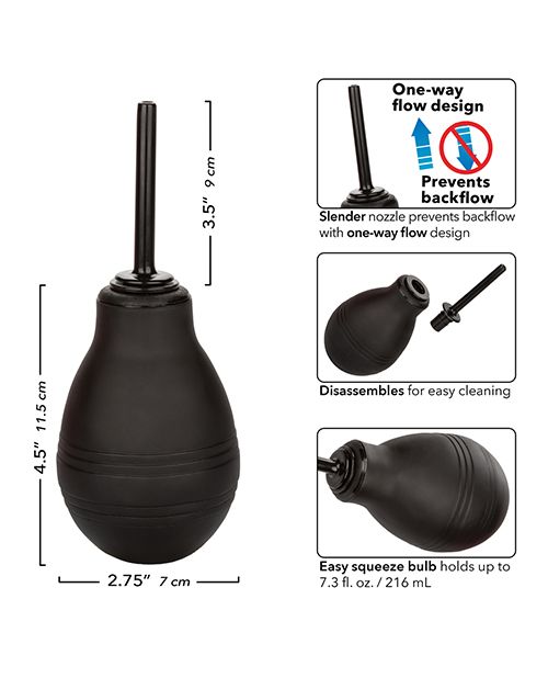 One-Way Easy Squeeze Douche - Black