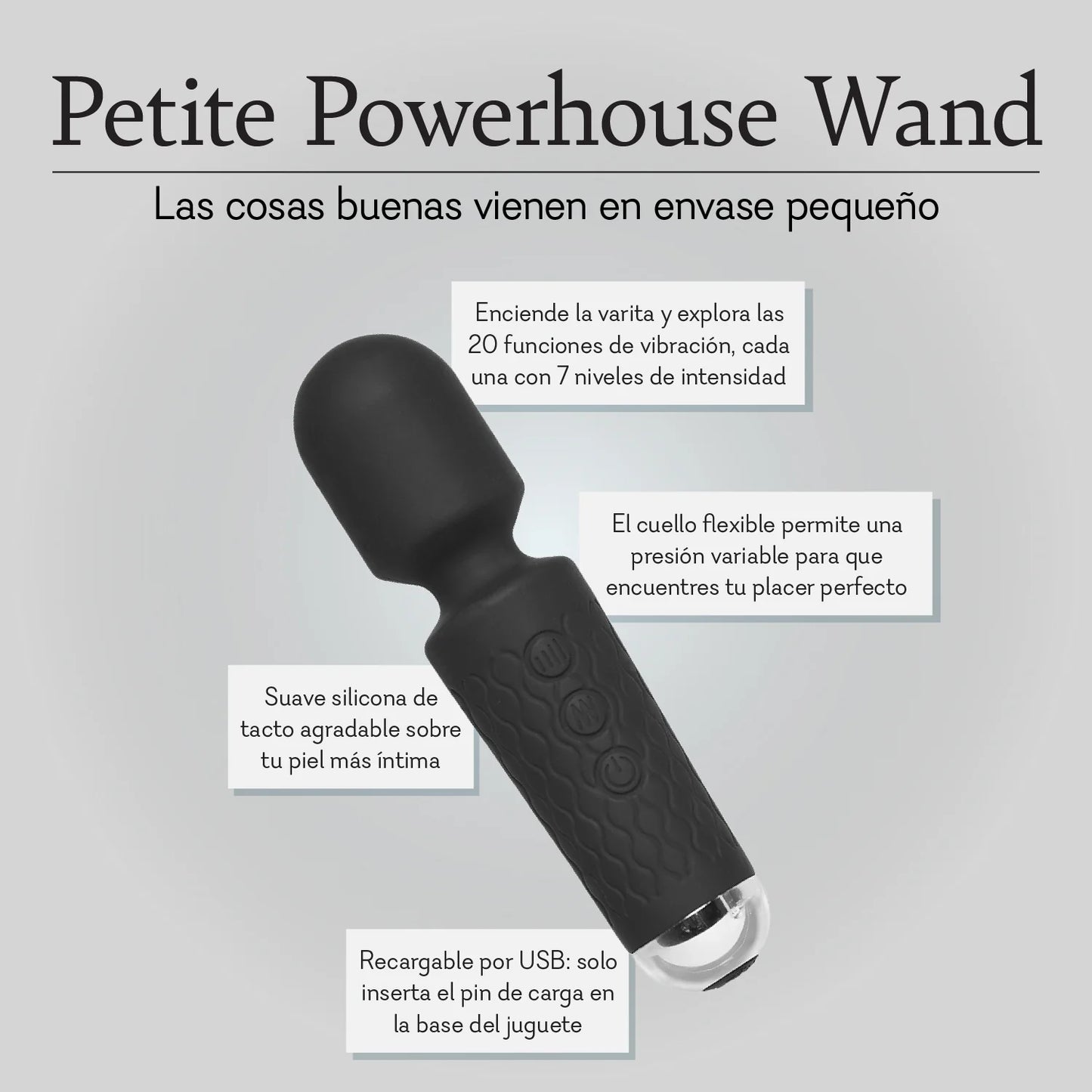 Petite Powerhouse Wand - NEW! - IN STOCK - 55 LEFT!