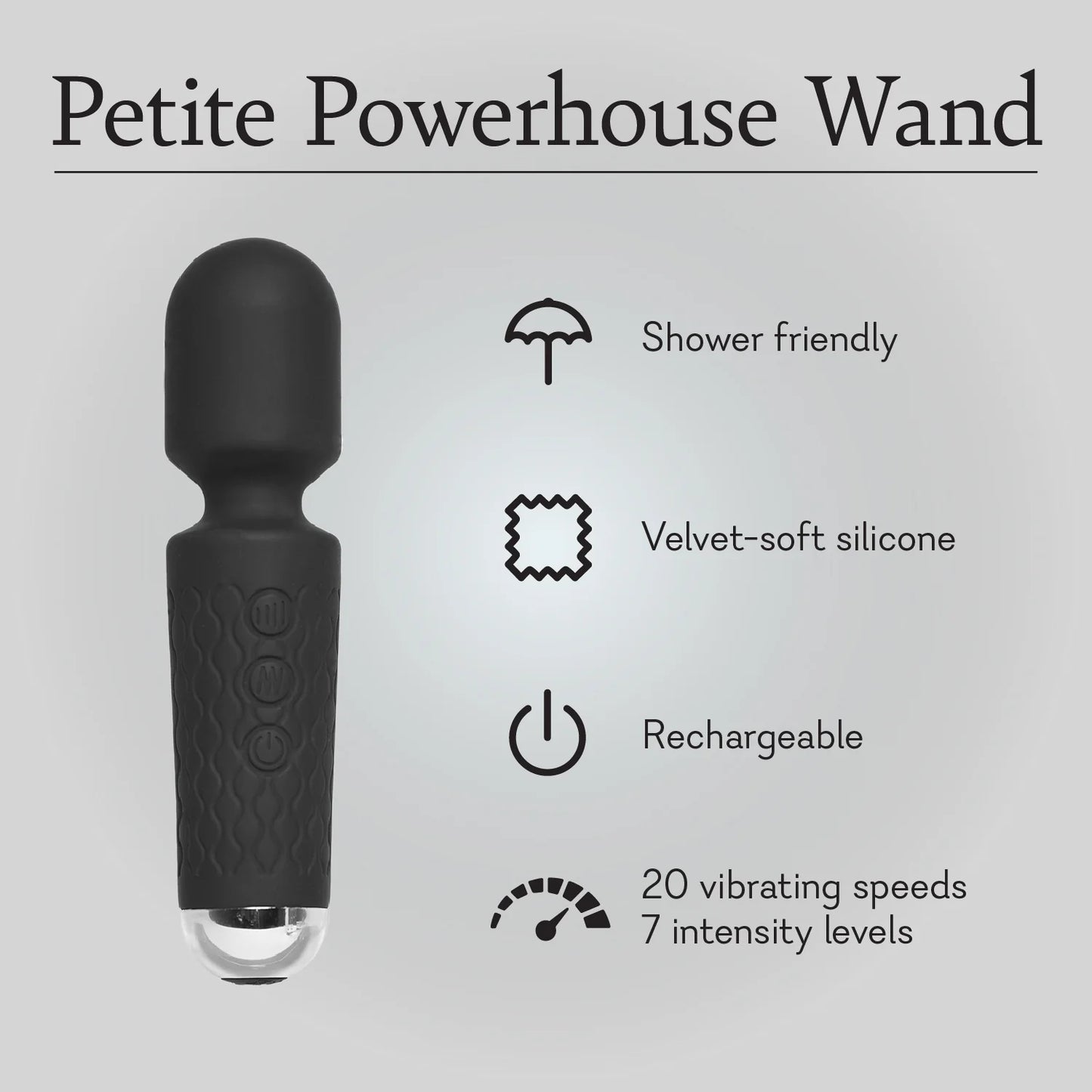 Petite Powerhouse Wand - NEW! - IN STOCK - 55 LEFT!