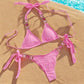 Peacockini - 5 Colors - Metal Crystal Rhinestone Diamond Accent Bikini S/M - 4 LEFT - VALGINA.com