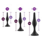 itsy bitsy Platinum Silicone Beginner Plugs Set - Trainer Kit - Black butt plug collection black or pink www.VALGINA.com 