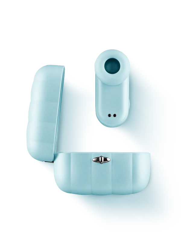 Pleasure Pod - Mini Air Tech with Discreet Charging Case - Blue VALGINA.com Pleasure Pod - Mini Air Tech with Discreet Charging Case - Blue VALGINA.com