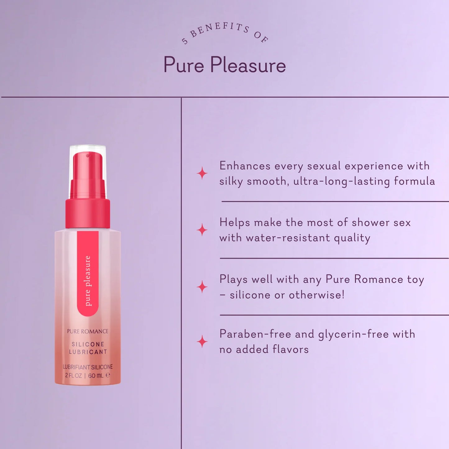 Pure Pleasure - Unflavored Silicone Based Lubricant