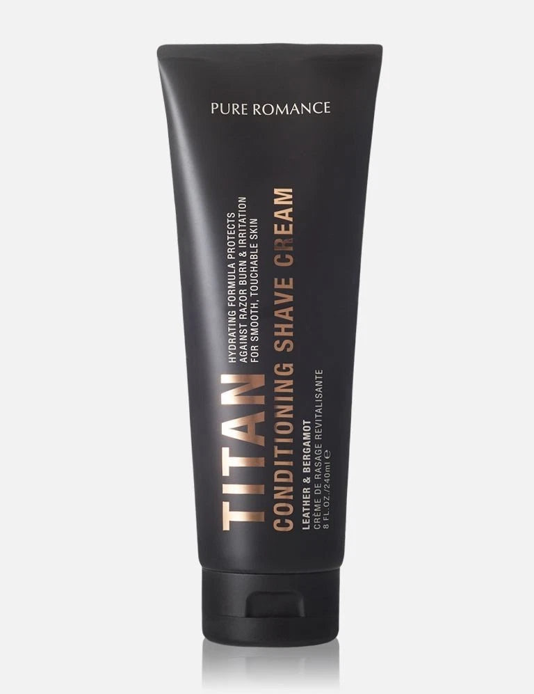Conditioning Shave Creme - Titan - Pure Romance - Leather & Bergamot