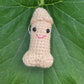 Crochet Pecker Willy Keychain ‚– Handmade Key Ring by Becca - 3 Skin Tones - 19 LEFT! - VALGINA.com