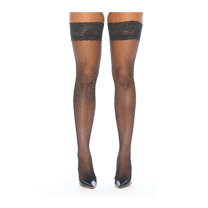 Thigh Highs & Fishnets - 5 Styles - Black or White