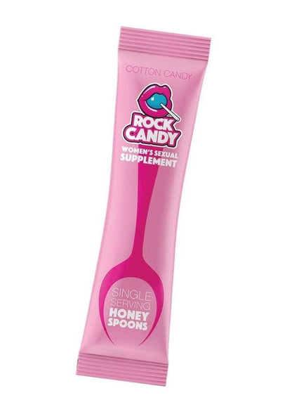 Rock Candy Honey Spoon Female Sexual Supplement Single - individual packs or 24 pack  Cotton Candy flavored www.VALGINA.com