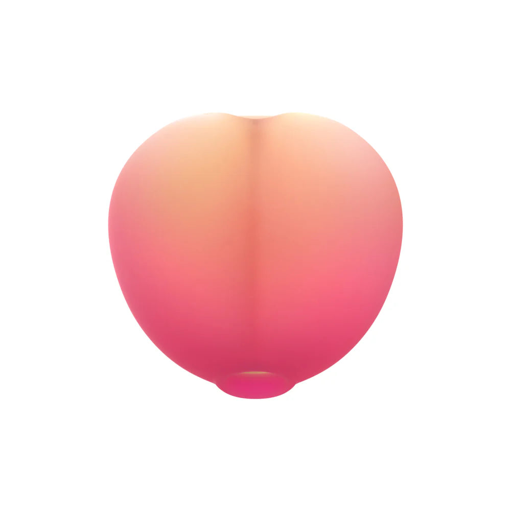 Pink Peach Romp rechargeable vibrator detail - ValGina.com
