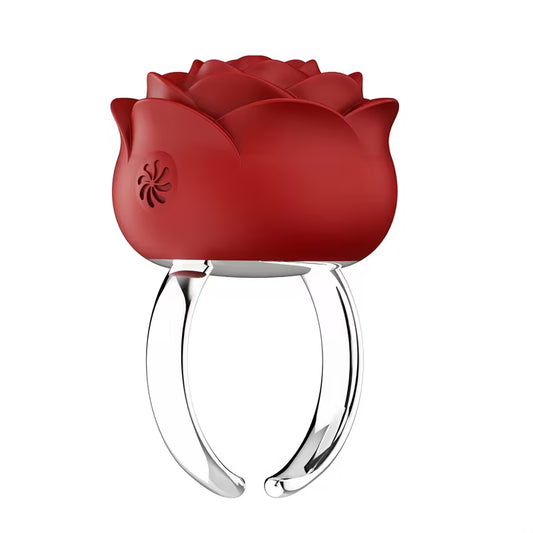 Rose Finger Ring Vibrator for women couples www.VALGINA.com