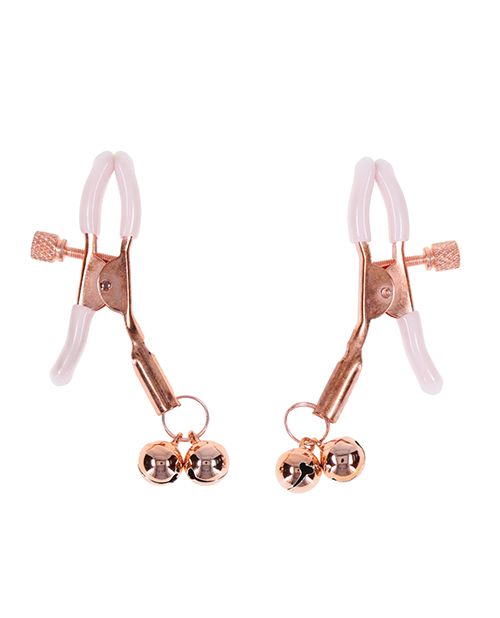 Adjustable Bell Nip Clamps - Rose Gold - VALGINA.com