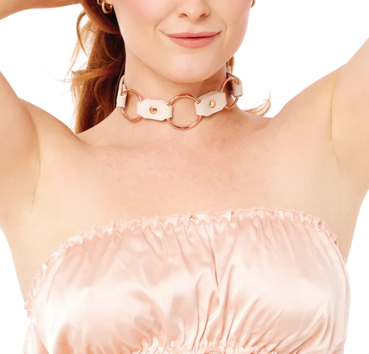 Rose Gold Ring Day Collar by www.VALGINA.com 