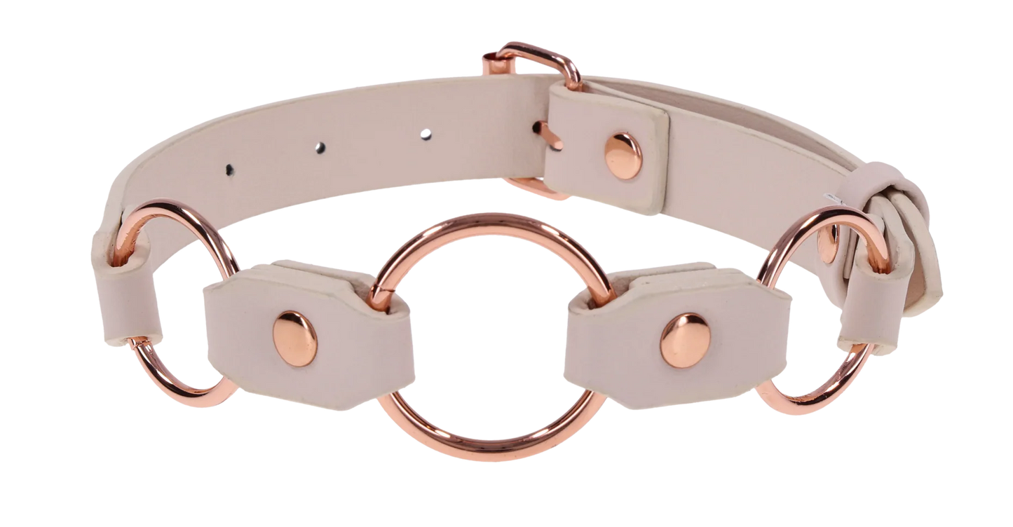 Rose Gold Ring Day Collar by www.VALGINA.com 