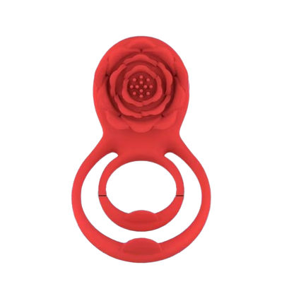 Rose Couples C Ring Red Flower Cock Ring