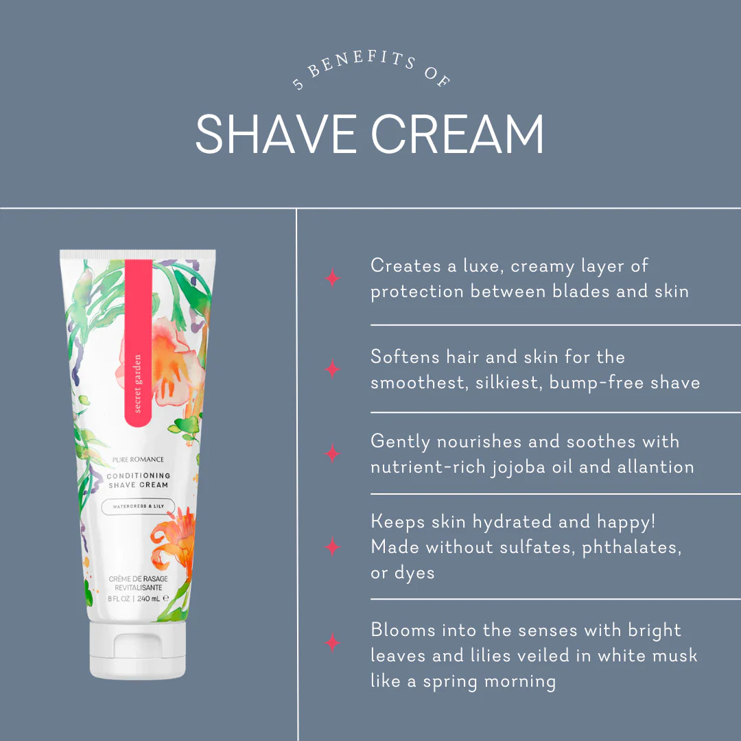Coochy Conditioning Shave Cream - Secret Garden - Add to Cart to get this FREE with $49+ Purchase Today! Use Code: FREECOOCHY