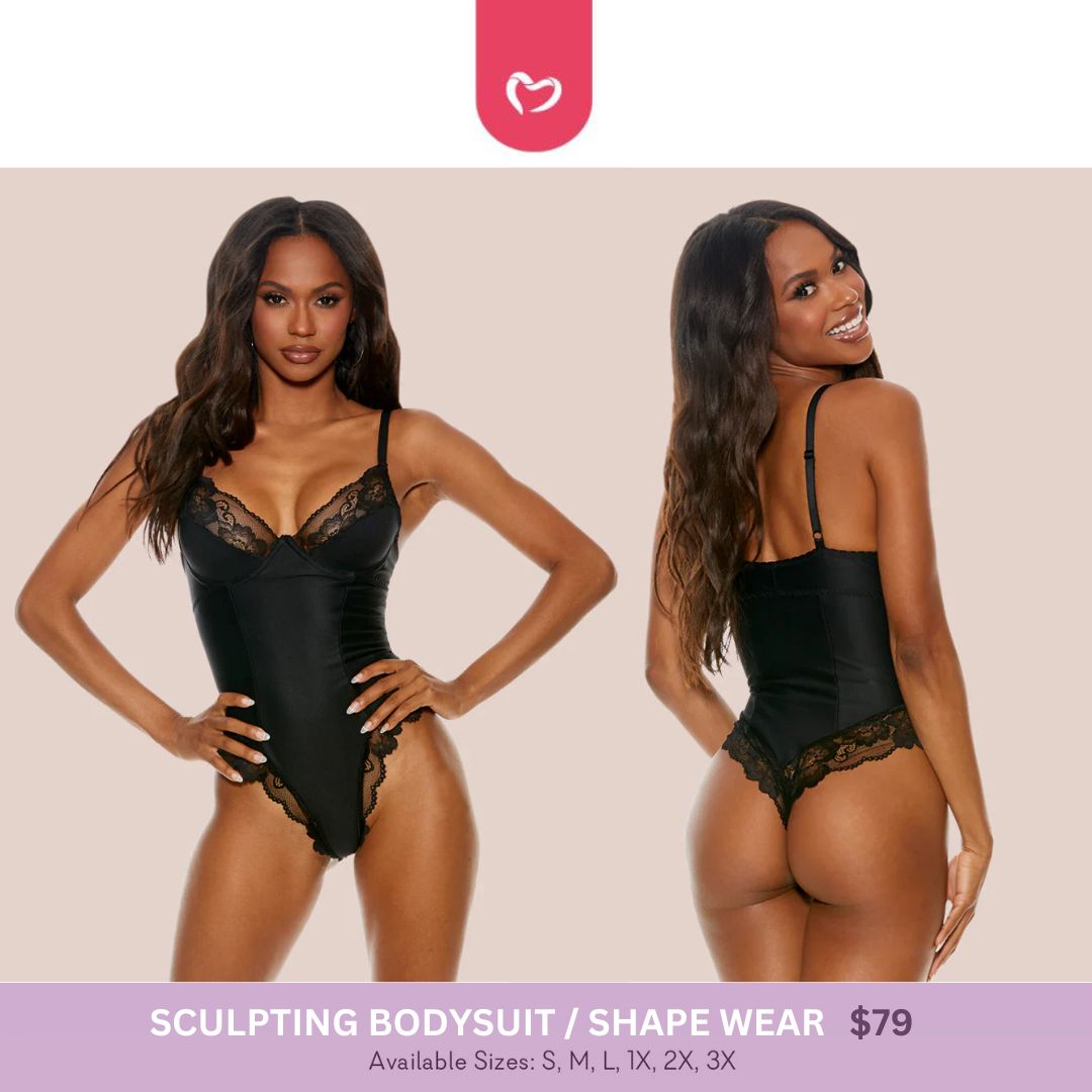 Sculpting Bodysuit With Lace - 7 LEFT!
