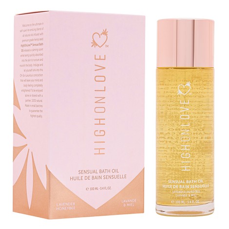 Sweet Lavender Bath Oil – Hemp-Infused Nourishment for a Spa-Worthy Soak - NEW! www.VALGINA.com HighOnLove