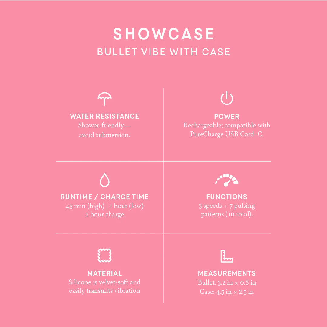 Showcase - Cordless Luxury Bullet with Case - Pure Romance VALGINA.com Showcase - Cordless Luxury Bullet with Case - Pure Romance VALGINA.com