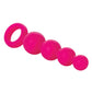 Silicone Booty Beads - Beginners Beaded Plug - Pink or Black - NEW! - VALGINA.com