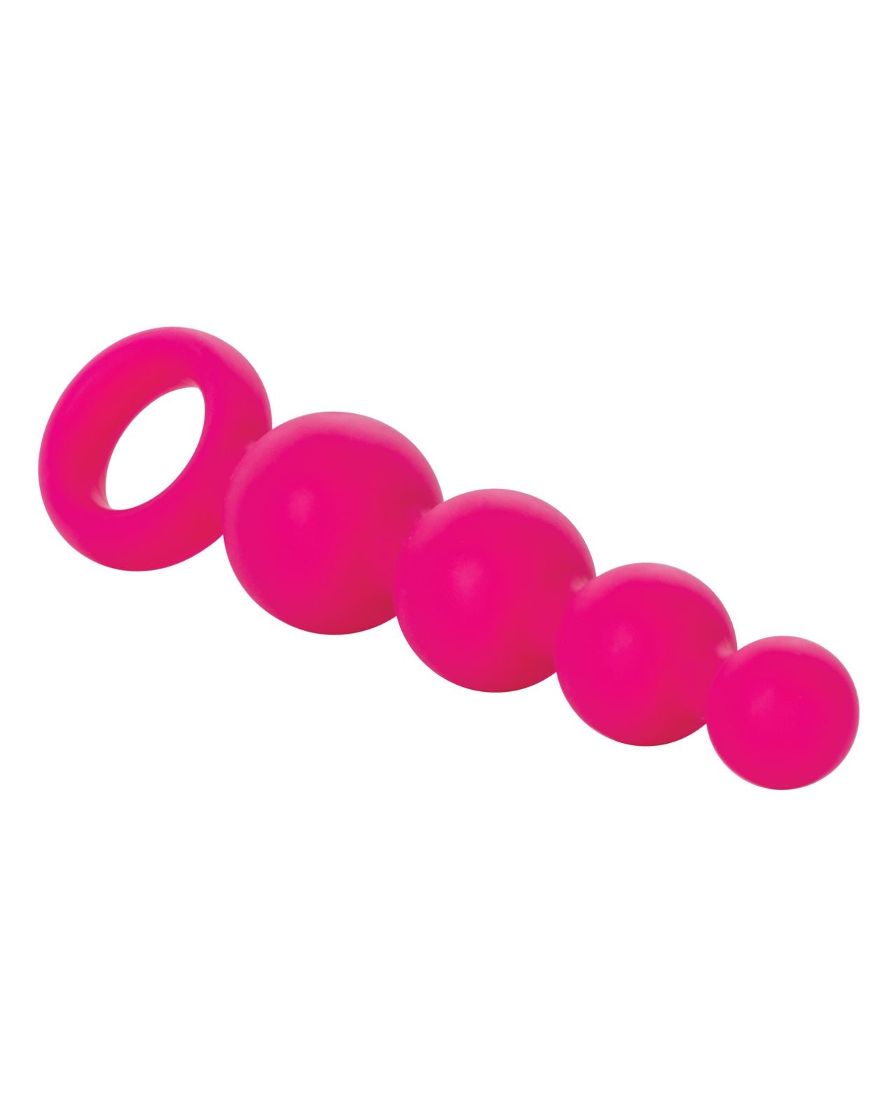 Silicone Booty Beads - Beginners Beaded Plug - Pink or Black - NEW!