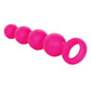 Silicone Booty Beads - Beginners Beaded Plug - Pink or Black - NEW! - VALGINA.com