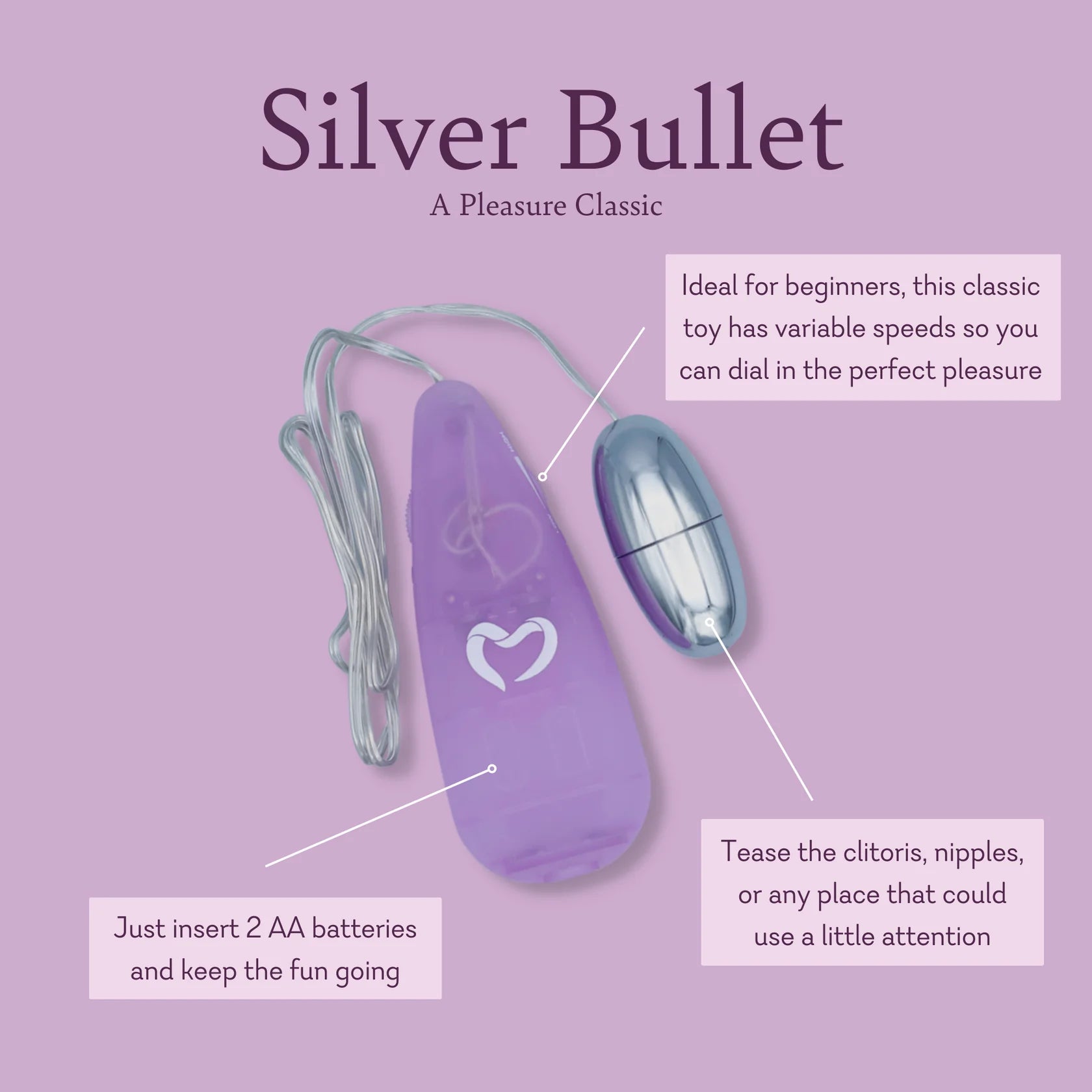 Silver Bullet - Small Discreet Basic Beginner Simple VALGINA.com Silver Bullet - Small Discreet Basic Beginner Simple VALGINA.com