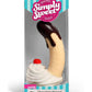 Simply Sweet Chocolate Dipped Banana Split Premium Silicone Dildo 7.4in