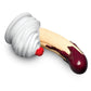Simply Sweet Chocolate Dipped Banana Split Premium Silicone Dildo 7.4in