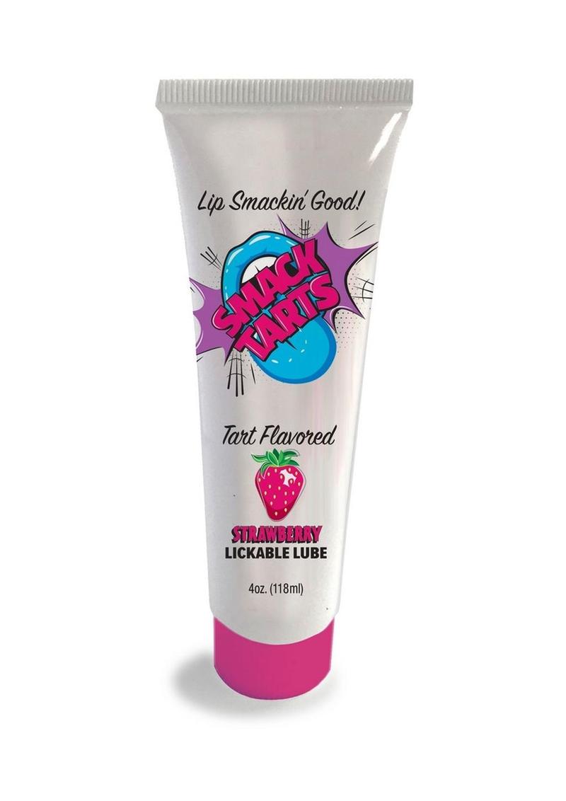 Smack Tarts Lickable - Sweet Tart 6 Flavors - Lube & Oral Delight Gel - Unisex Head - 4 oz.