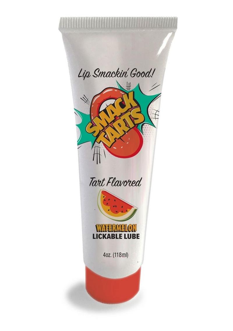 Smack Tarts Lickable - Sweet Tart 6 Flavors - Lube & Oral Delight Gel - Unisex Head - 4 oz.