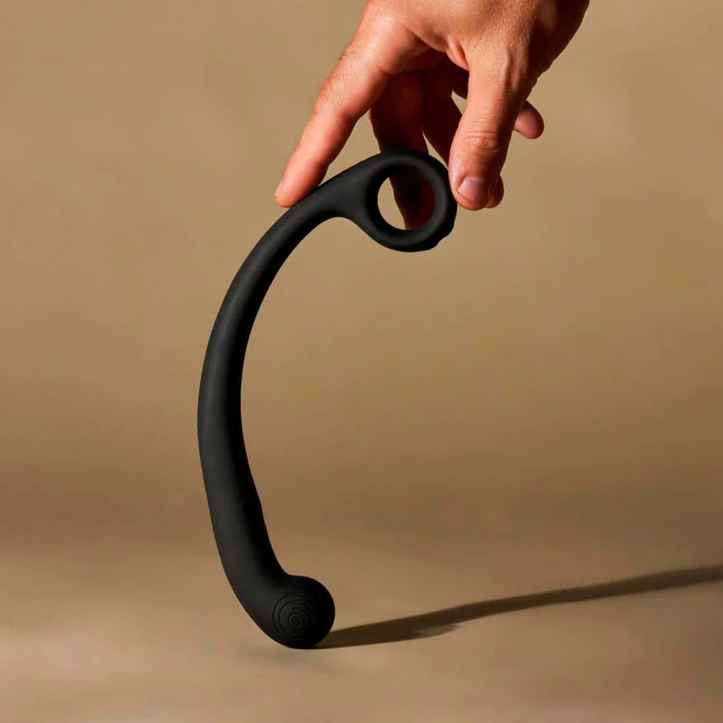 Snail AXI SVibe P-spot & G-spot wand in Granite Noir, VALGINA.com