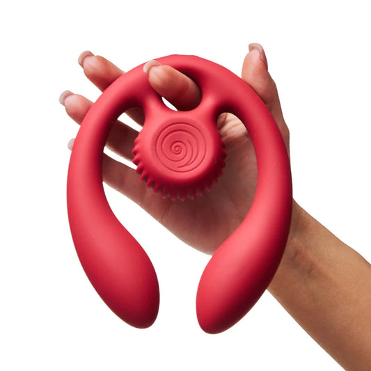 Snail Gizi Duo S-Vibe dual-ended couples vibrator for scissoring or pegging