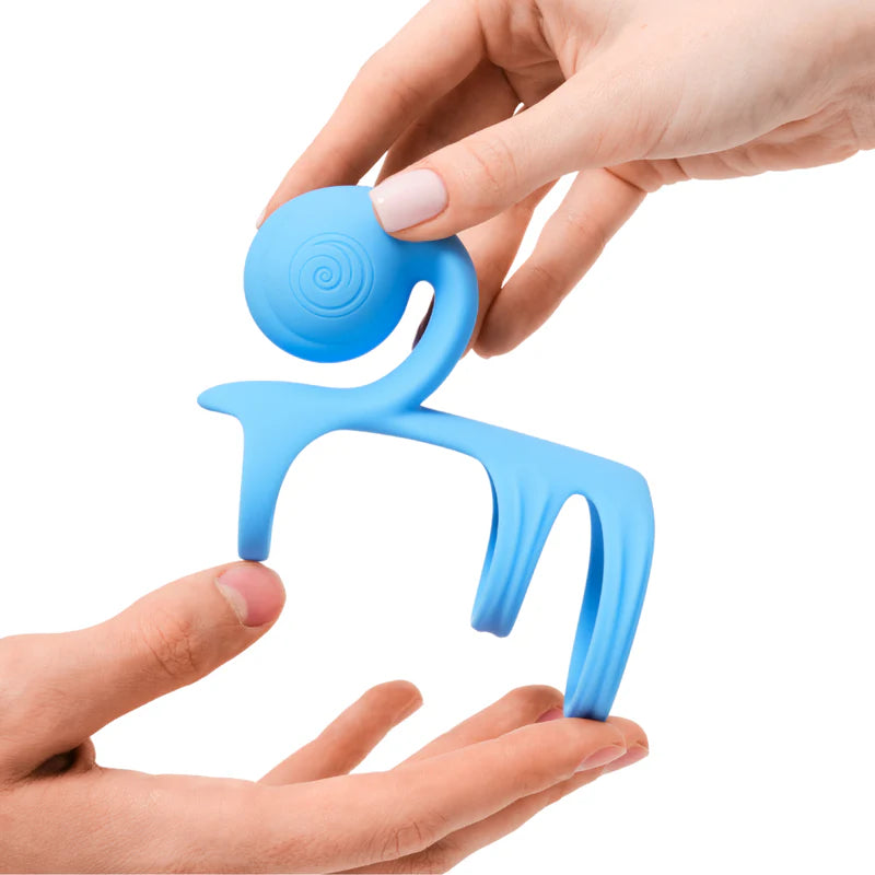 Snail Jovi Arc - Dual Couples Stimulator - Remote TRIPLE Ring