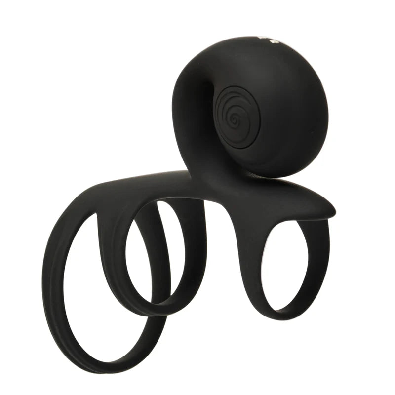 Snail Jovi Arc dual couples stimulator with remote-controlled triple ring - VALGINA.com