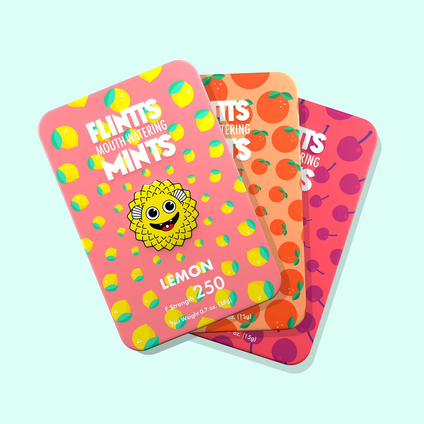 Sour Power - Flintts Mouth Moisturizing Mints - 3 Pack